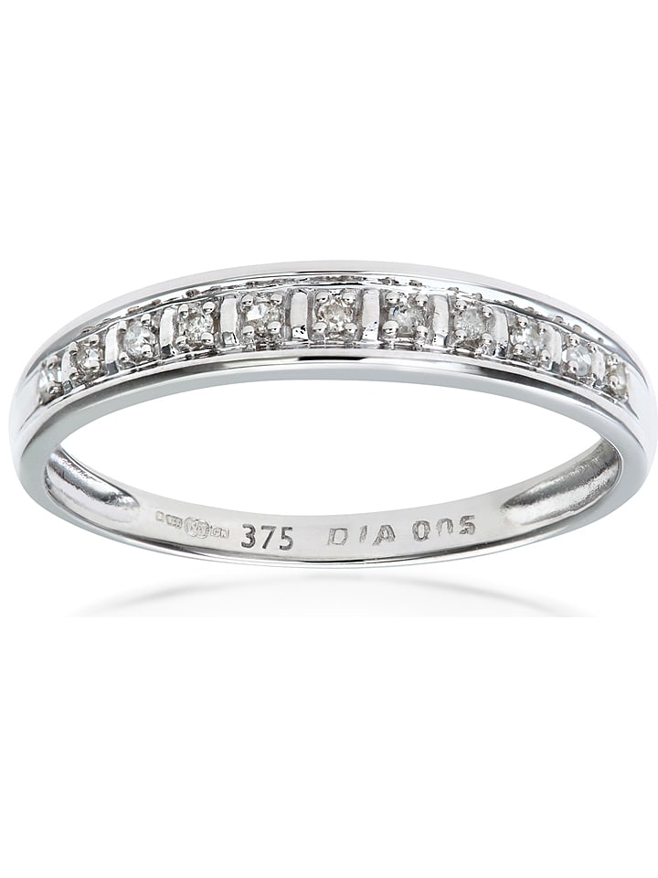 Revoni Złoty pierścionek z diamentami rozmiar: 50