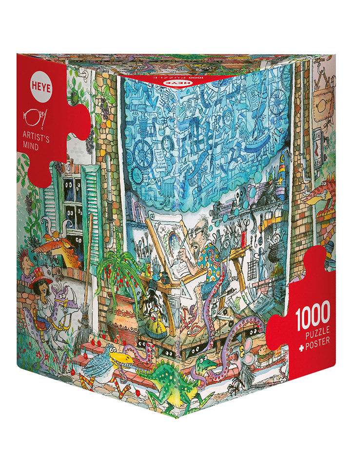 HEYE 1.000-częściowe puzzle "Artist´s Mind" - 12+ rozmiar: onesize
