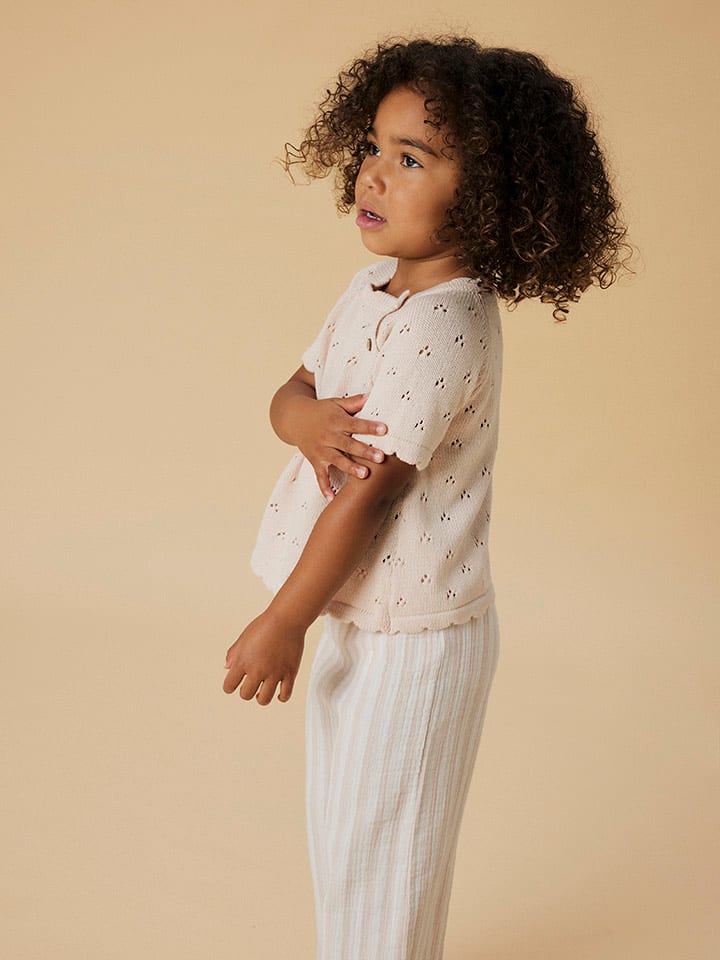 Lil Atelier Koszulka dzianinowa "Jola" w kolorze jasnoróżowym rozmiar: 110