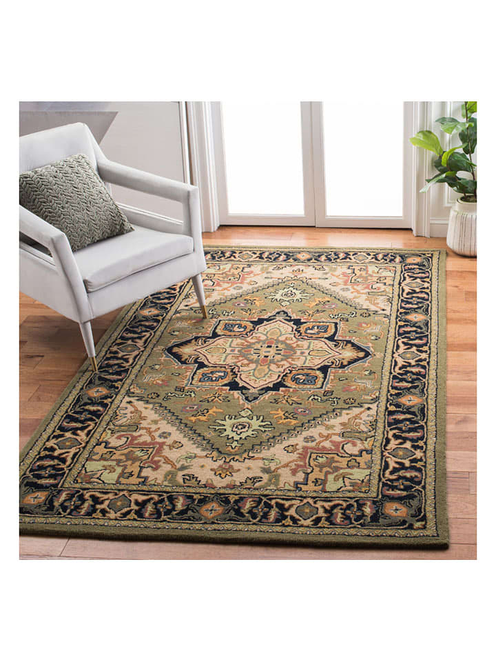 Safavieh Wełniany dywan "Heritage" w kolorze brązowo-jasnobrązowym rozmiar: 183x274 cm