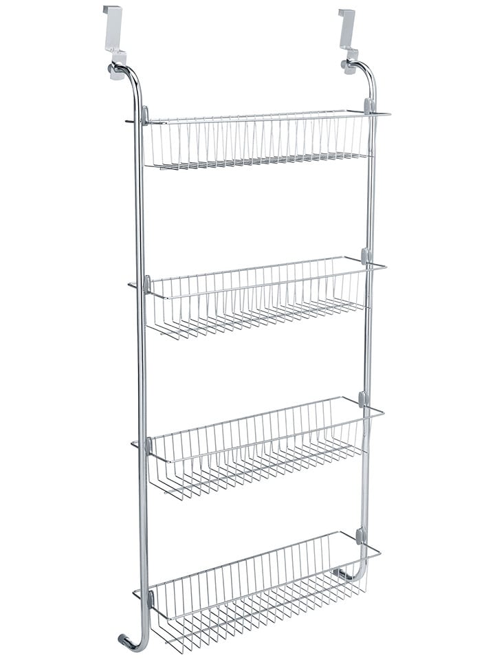 Wenko Regał w kolorze srebrnym na drzwi - 50 x 109 x 14 cm rozmiar: onesize