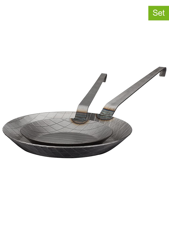 GSW Patelnie (2 szt.) "Gastro" w kolorze srebrnym rozmiar: onesize