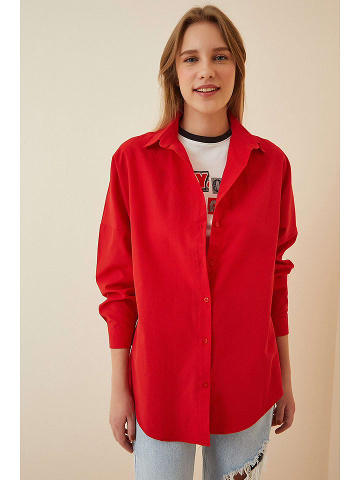 Happiness Istanbul Koszula w kolorze czerwonym rozmiar: 36