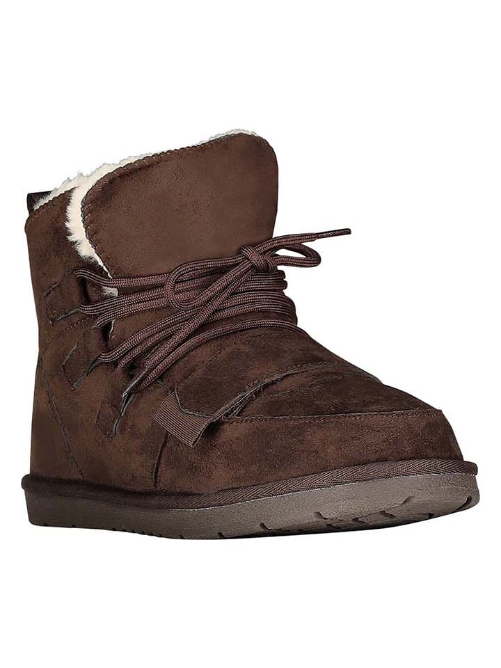 Geographical Norway Botki zimowe "Olasneige" w kolorze brązowym rozmiar: 40