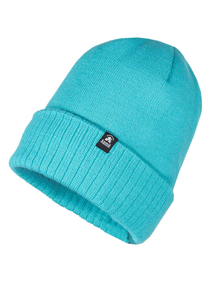 Kamik Czapka beanie "Finchs" w kolorze turkusowym rozmiar: 116-176