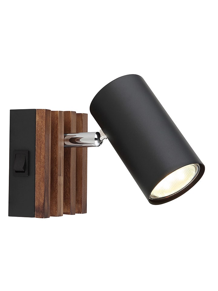 Globo lighting Lampa ścienna w kolorze brązowo-czarnym - wys. 12,5 cm rozmiar: onesize
