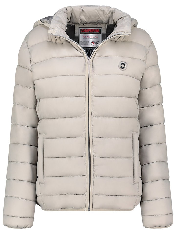 ANAPURNA Kurtka zimowa "Akitalana Hood" w kolorze jasnoszarym rozmiar: L