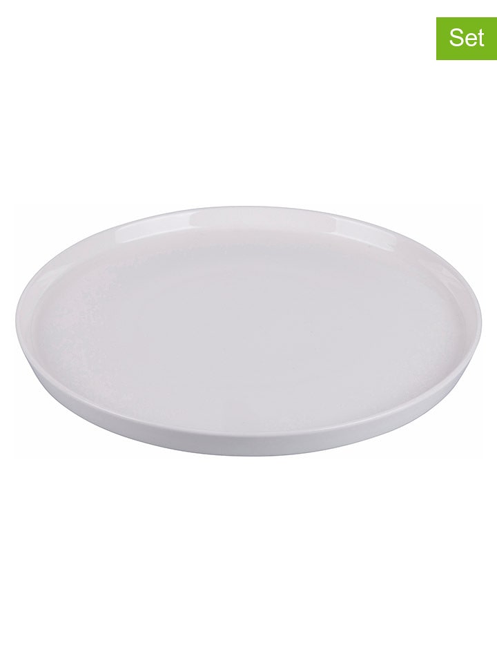 Villa d´Este Talerze obiadowe (6 szt.) w kolorze białym - Ø 25,7 cm rozmiar: onesize