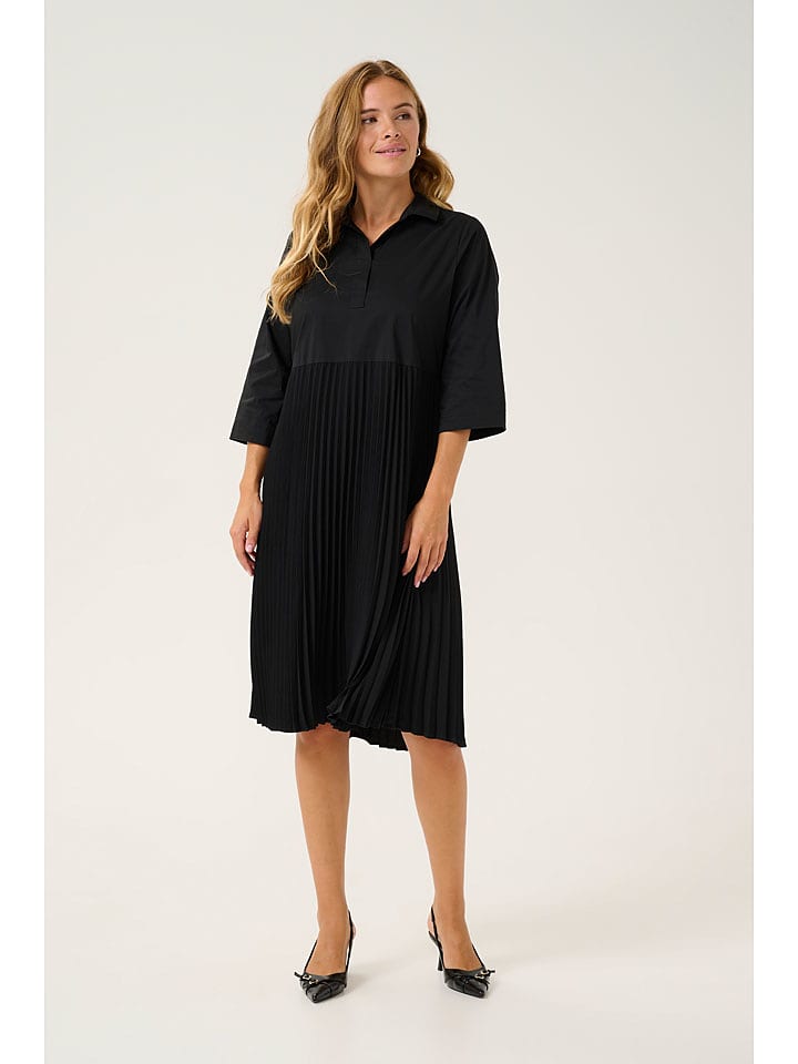 CULTURE Sukienka w kolorze czarnym rozmiar: XS