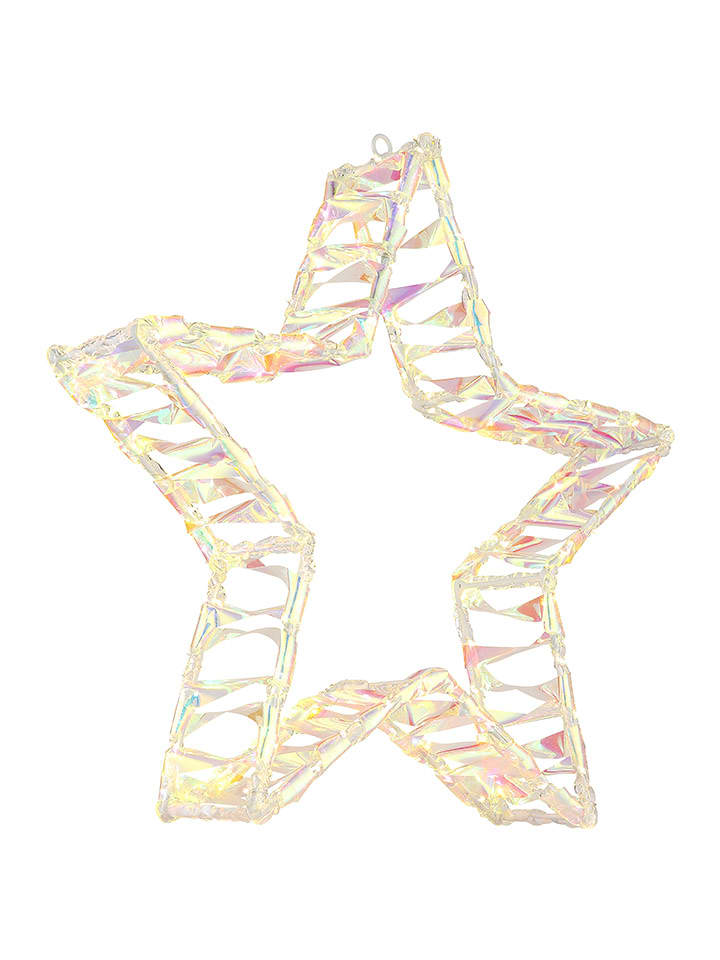 Globo lighting Lampa dekoracyjna LED "Stara" w kolorze białym - 37 x 39 x 7 cm rozmiar: onesize