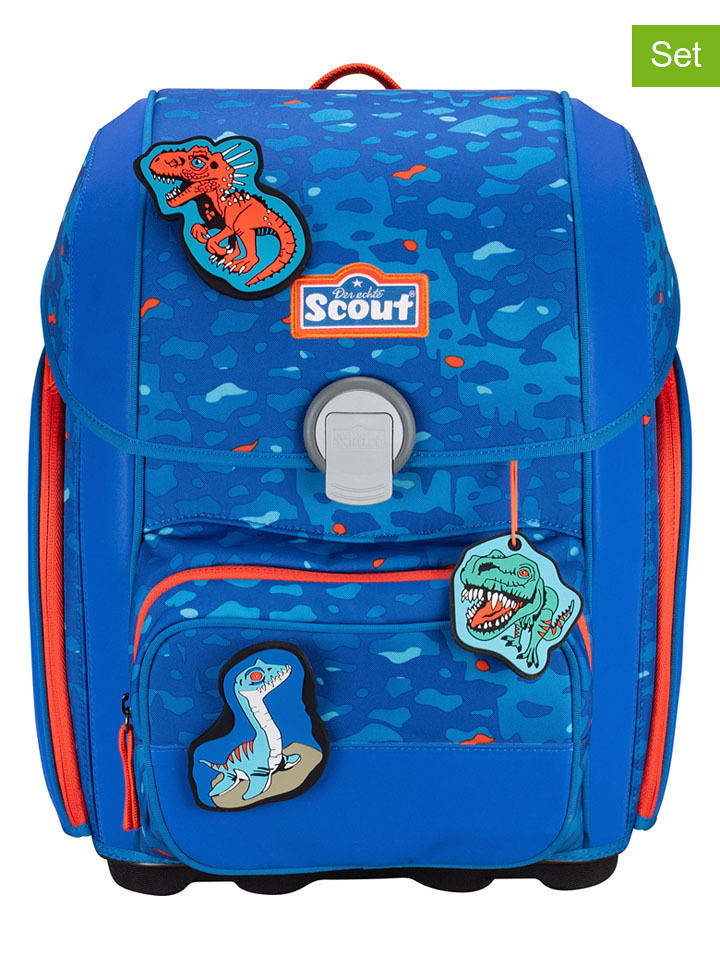 Scout 5-częściowy zestaw "Genius Set Superflash - Blue Dino" w kolorze niebieskim rozmiar: onesize