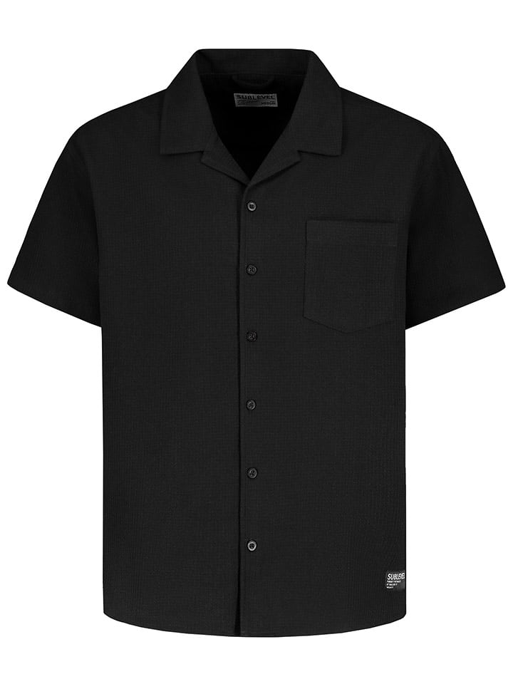 Sublevel Koszula - Regular fit - w kolorze czarnym rozmiar: M