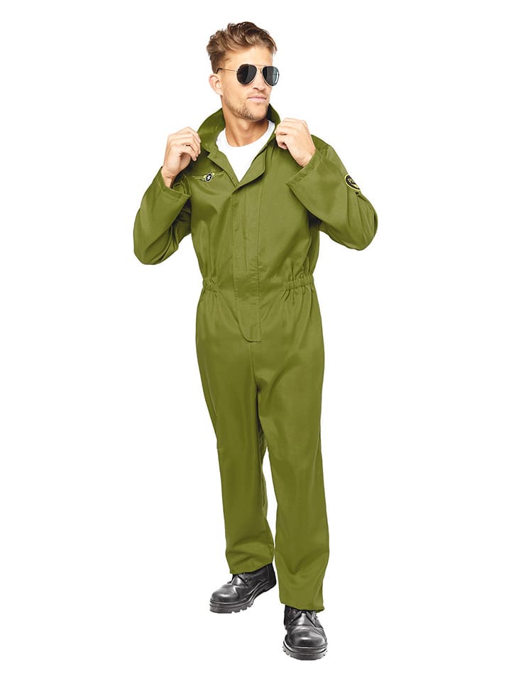 amscan Kombinezon kostiumowy "Pilot" w kolorze khaki rozmiar: L