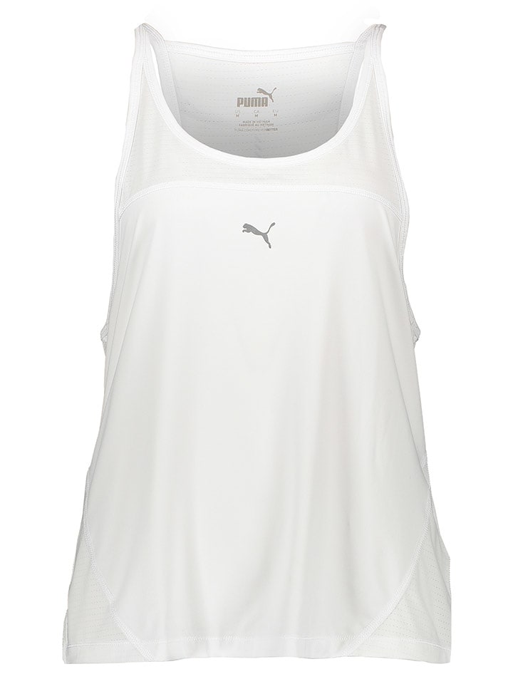 Puma Top "Run" w kolorze białym rozmiar: M