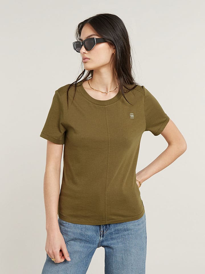 G-Star Koszulka w kolorze khaki rozmiar: XS