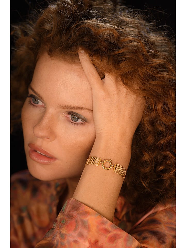 DIAMANTA Złota bransoletka "Maille Plate" rozmiar: onesize