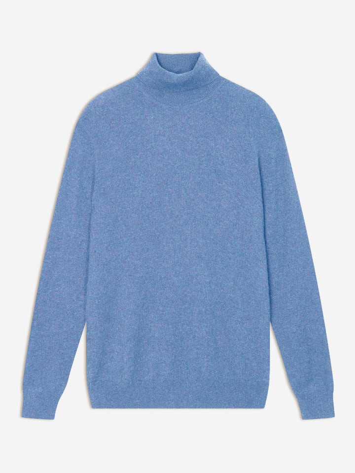 Just Cashmere Kaszmirowy golf "Connor" w kolorze błękitnym rozmiar: M