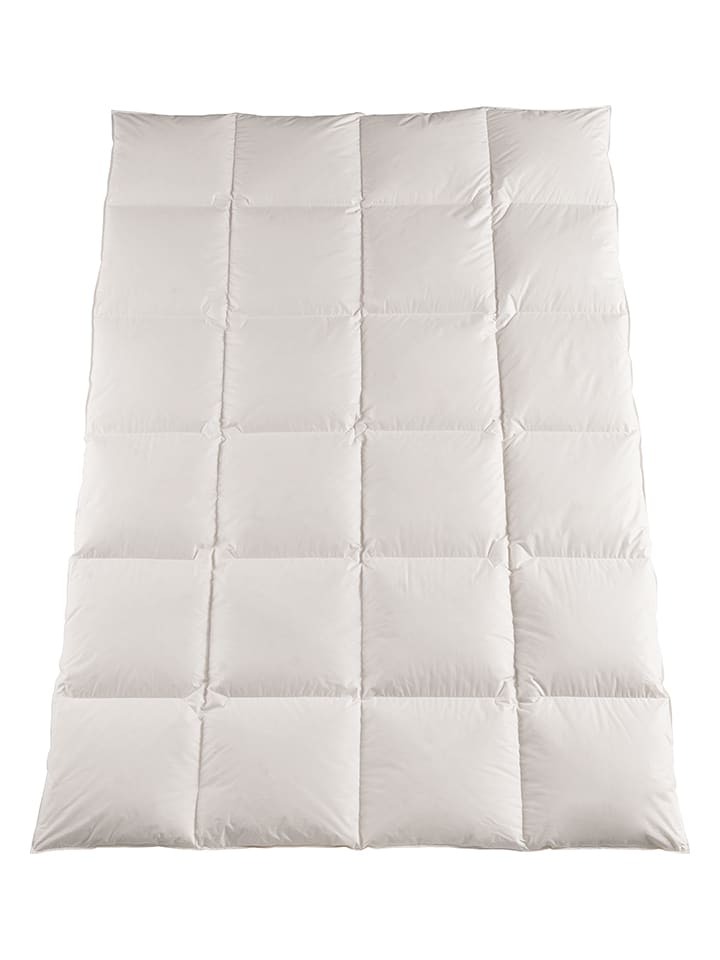 Häussling Bettwaren Zimowa kołdra puchowa w kolorze białym rozmiar: 135x200 cm