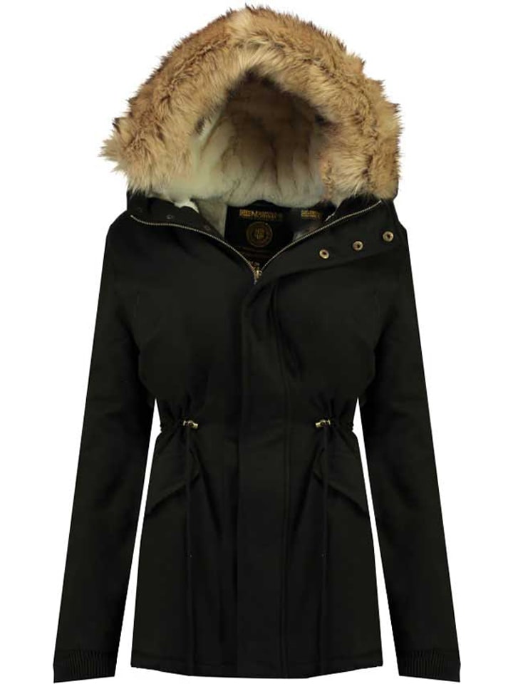 Geographical Norway Kurtka zimowa "Ampuria" w kolorze czarnym rozmiar: XXL