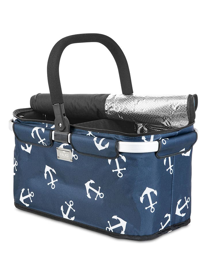 Falko Kosz "Falko Duo" w kolorze niebieskim na zakupy - 48 x 27 x 28 cm rozmiar: onesize