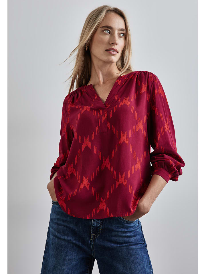 Street One Bluzka w kolorze czerwonym rozmiar: 38