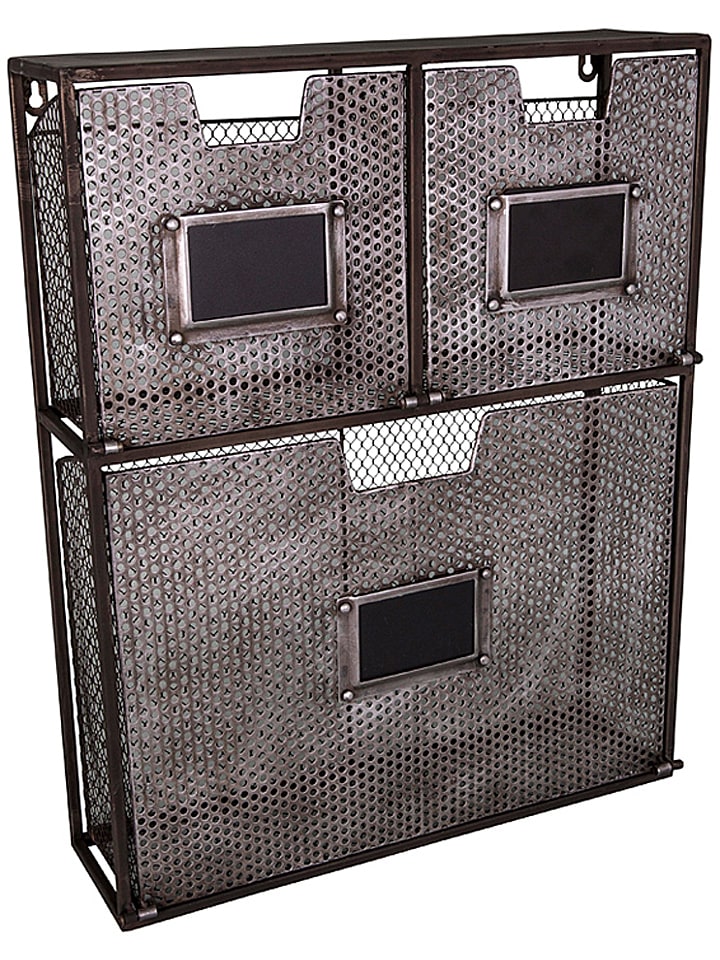 Anticline Regał w kolorze szarym - 43,5 x 54 x 12,5 cm rozmiar: onesize