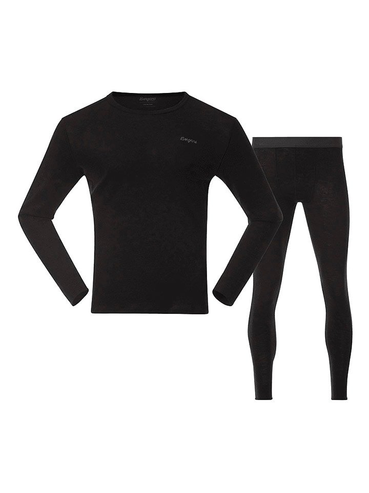 Bergans 2-częściowy zestaw bielizny funkcyjnej w kolorze czarnym rozmiar: XL