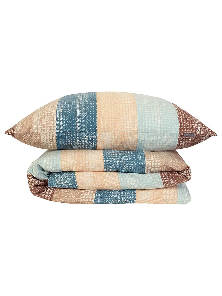 Schiesser Komplet pościeli renforcé w kolorze morsko-beżowym rozmiar: 135x200 cm