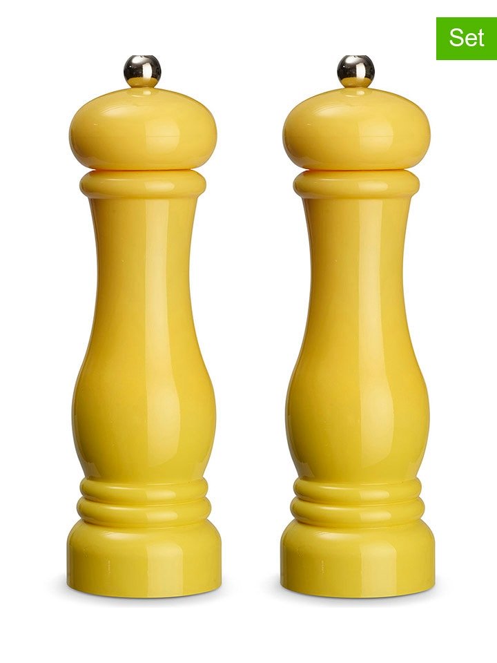Echtwerk 2-częściowy zestaw w kolorze żółtym - wys. 21 x Ø 6 cm rozmiar: onesize