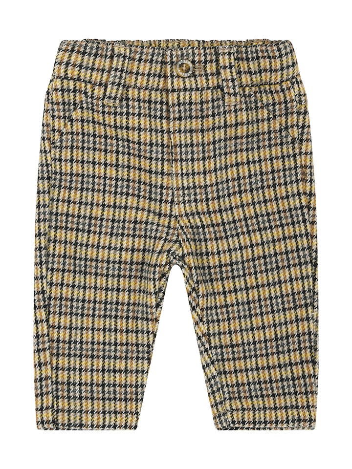 Steiff Spodnie chino w kolorze żółtym rozmiar: 62