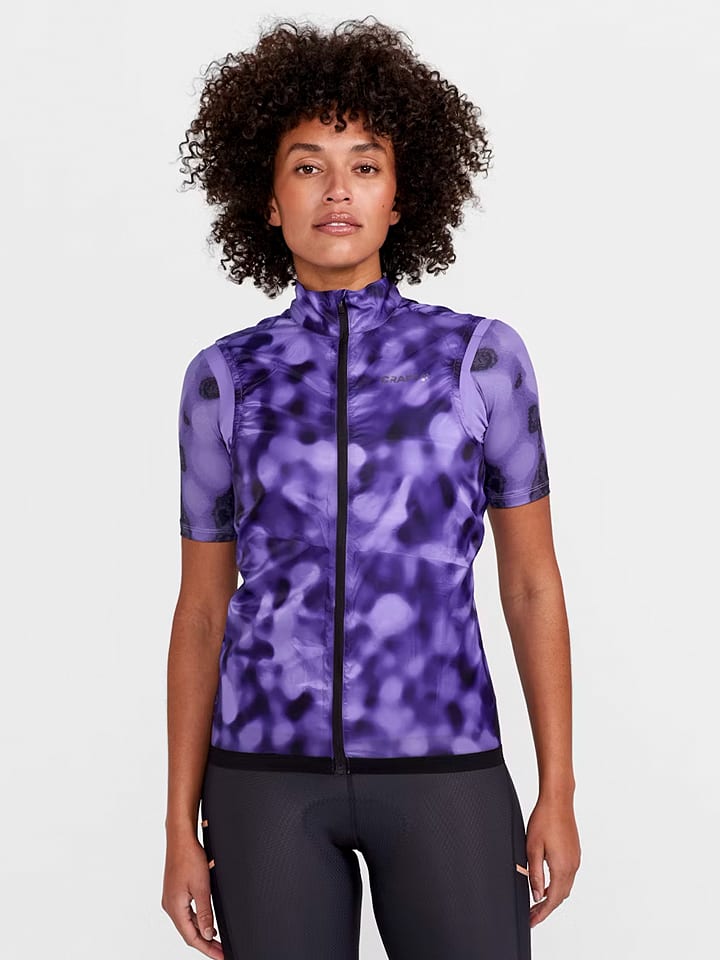 Craft Kamizelka kolarska "Pro Gravel" w kolorze fioletowym rozmiar: S