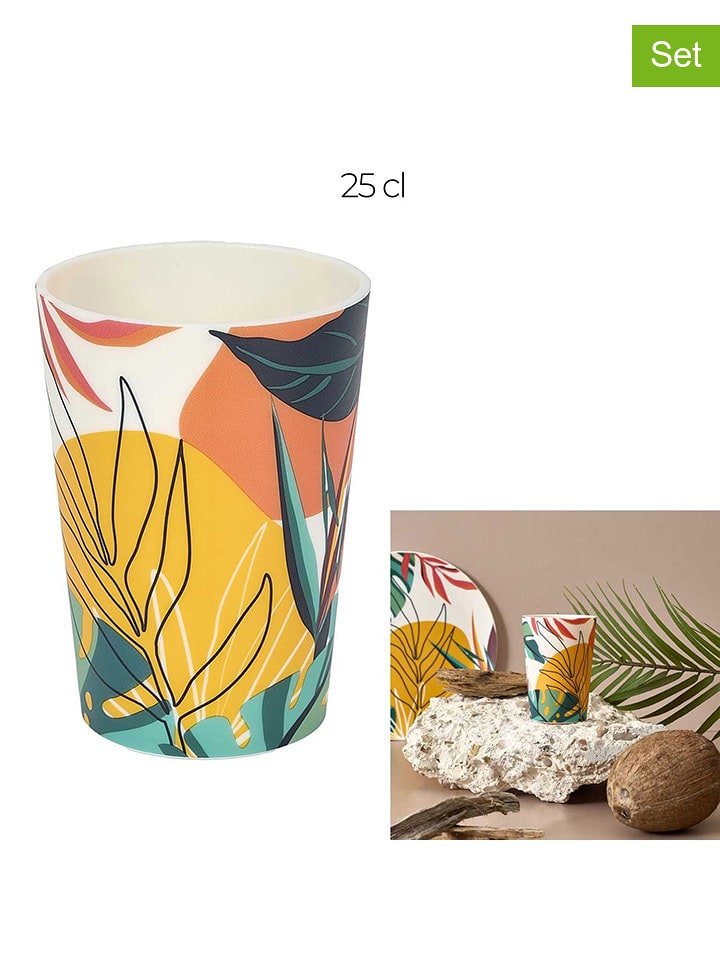 Garden Spirit Kubki (6 szt.) ze wzorem - 250 ml rozmiar: onesize