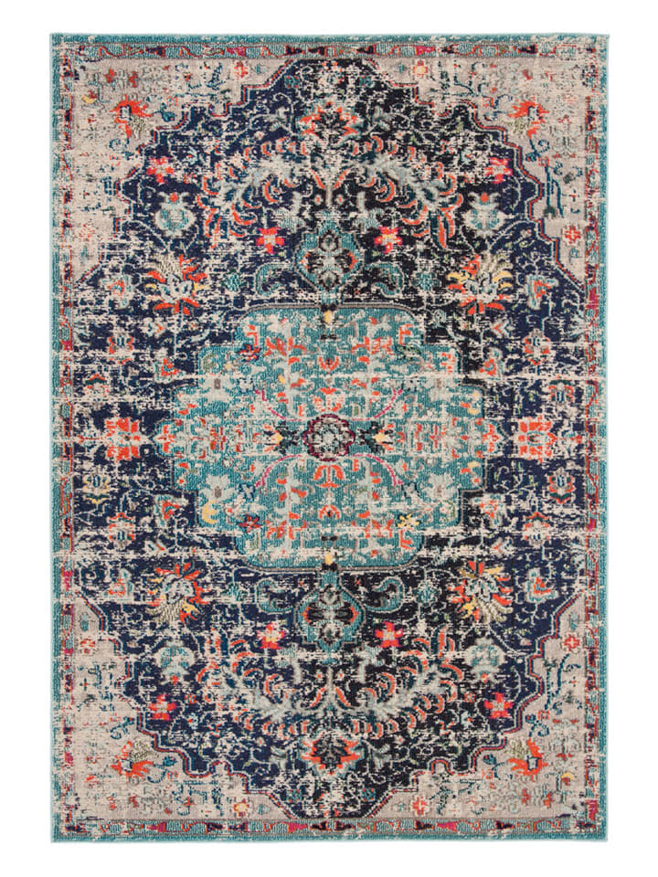 Safavieh Dywan "Madison" w kolorze beżowo-błękitno-niebieskim rozmiar: 91x152 cm