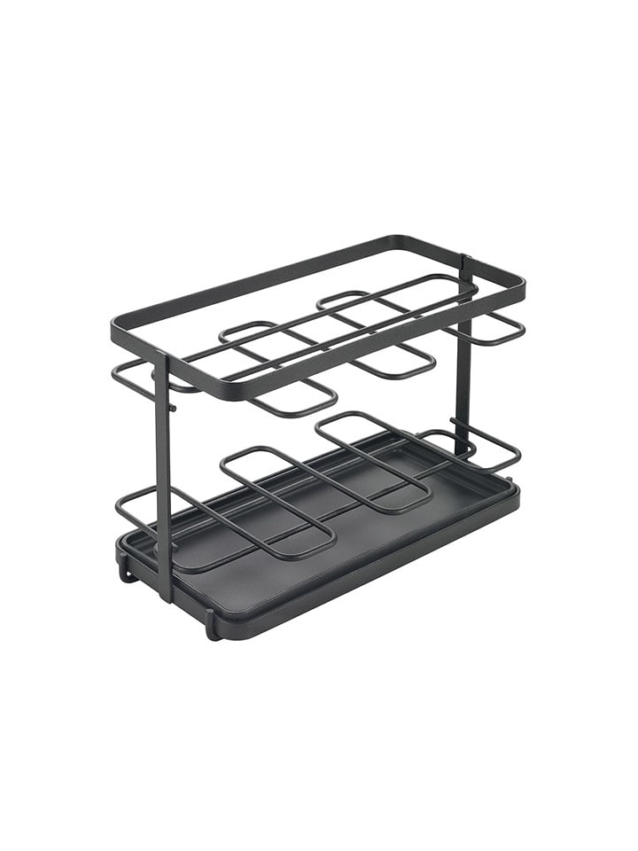 metaltex Organizer "Tokyo" w kolorze czarnym na przybory kuchenne - 23 x 15 x 11 cm rozmiar: onesize