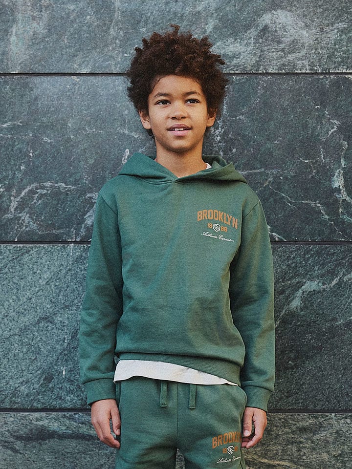 name it Bluza "Newi" w kolorze zielonym rozmiar: 158/164