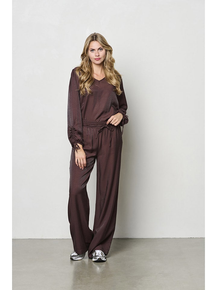 &Co Woman Bluzka "Marbelle" w kolorze brązowym rozmiar: 3XL