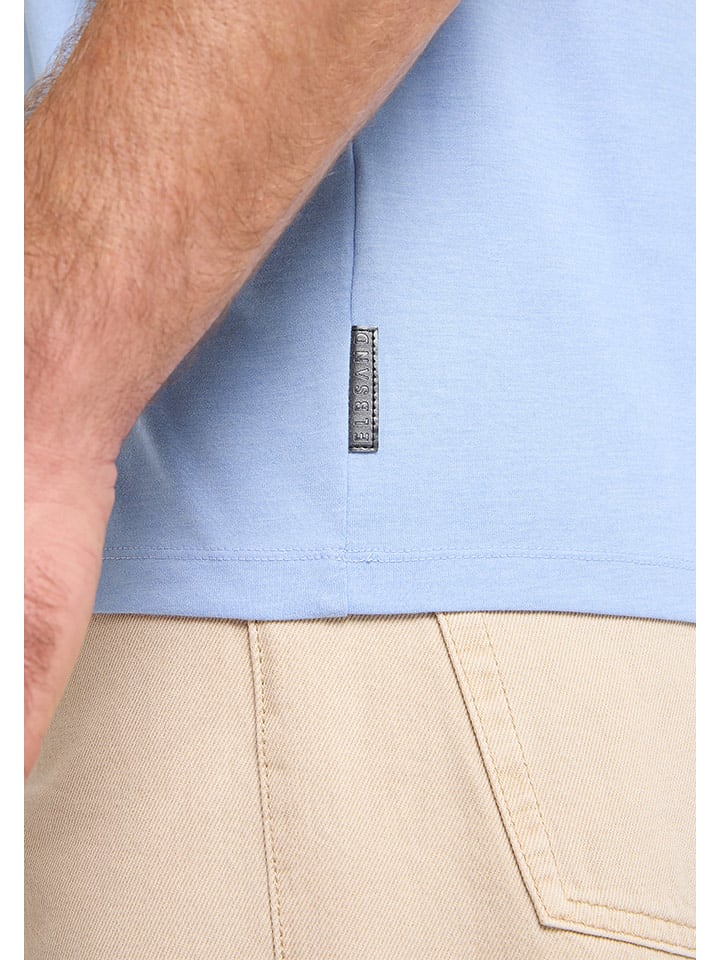 ELBSAND Koszulka "Ilmo" w kolorze niebieskim rozmiar: S