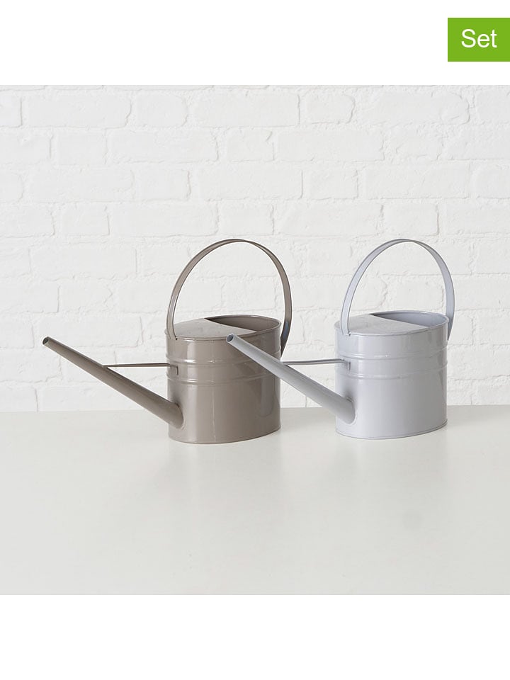 Boltze Konewki ogrodowe (2 szt.) w kolorze fioletowo-szarym - 43 x 25,5 x 13 cm rozmiar: onesize