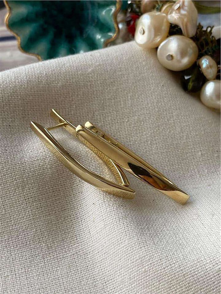 Luseera Pozłacane kolczyki rozmiar: onesize