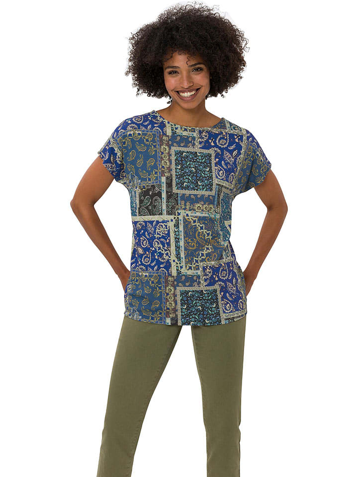 Heine Koszulka w kolorze niebiesko-zielonym rozmiar: 36