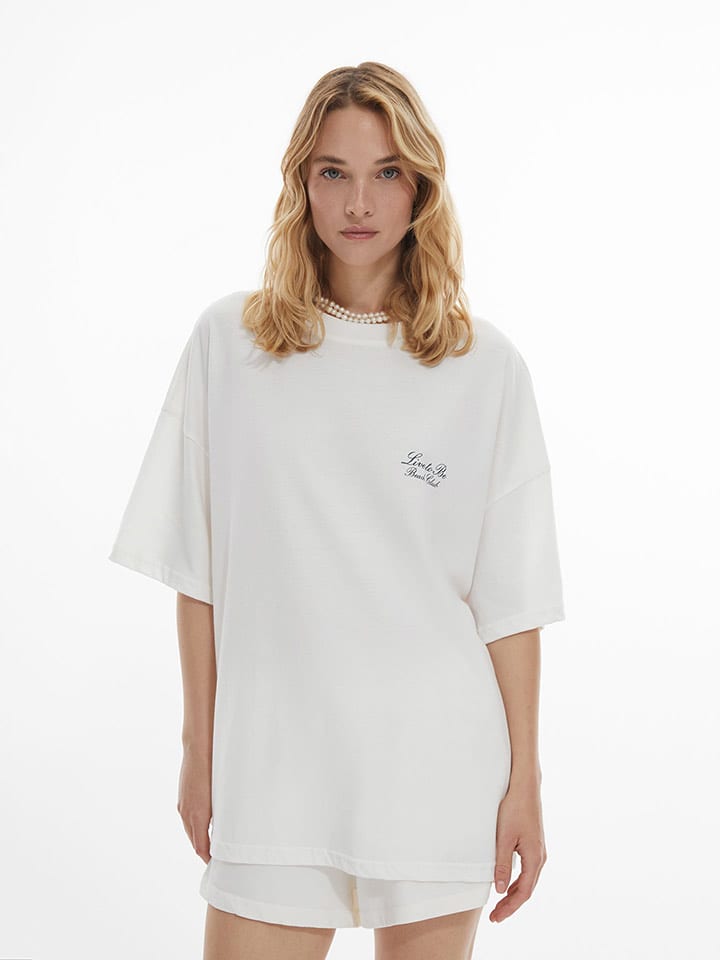 LTB Koszulka "Yafene" w kolorze białym rozmiar: M