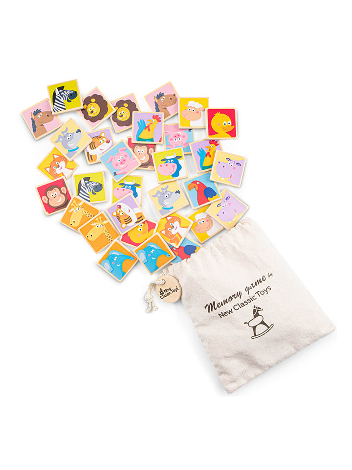 New Classic Toys Gra pamięciowa "Animals" - 3+ rozmiar: onesize