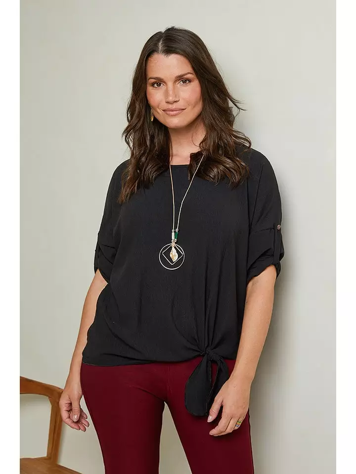 Manon Bastille Bluzka w kolorze czarnym rozmiar: 40/42