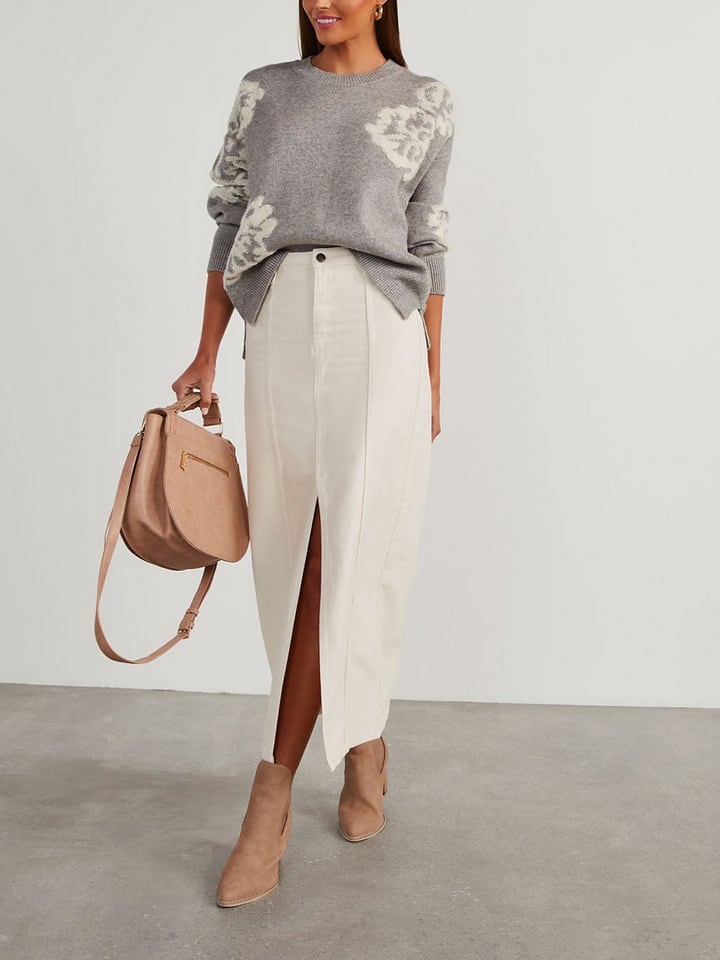 LA Angels Sweter w kolorze szarym rozmiar: S