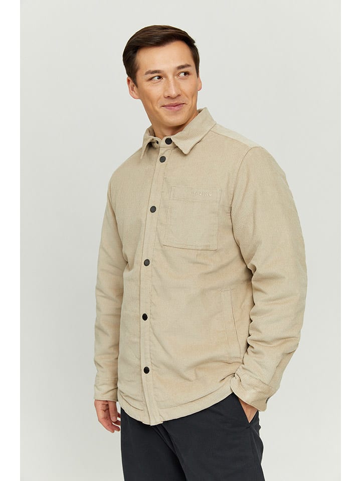 MAZINE Kurtka przejściowa "Lincoln" w kolorze beżowym rozmiar: M