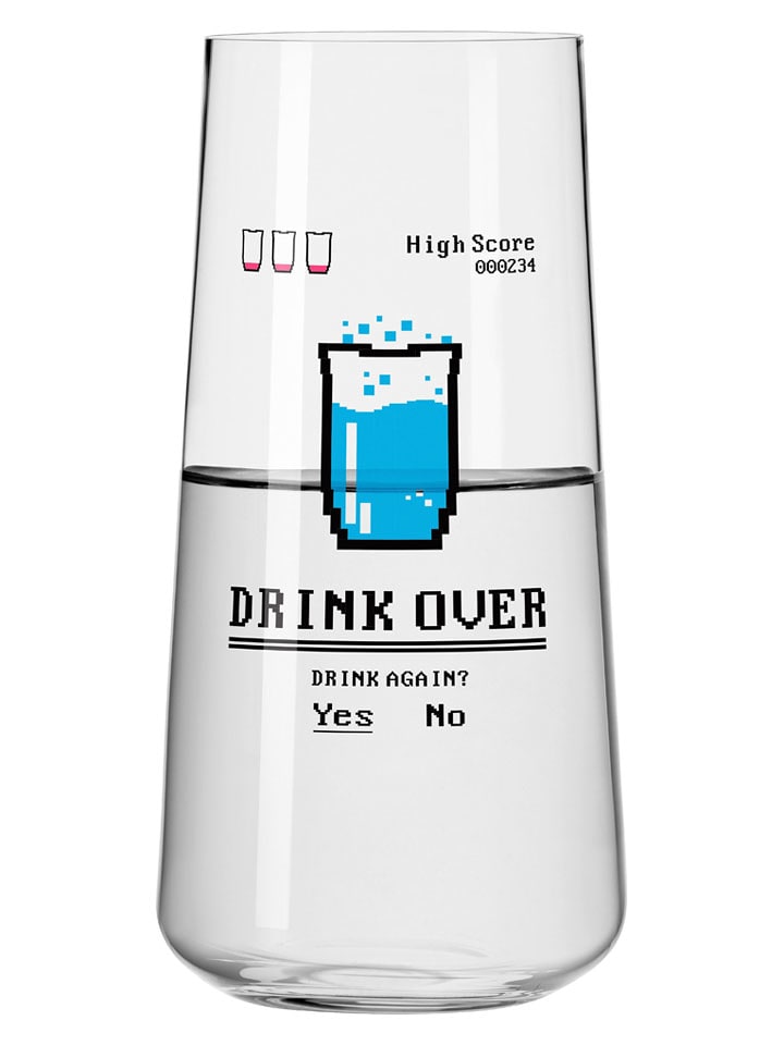 RITZENHOFF Szklanka "Gaming" w kolorze czarno-błękitnym - 600 ml rozmiar: onesize
