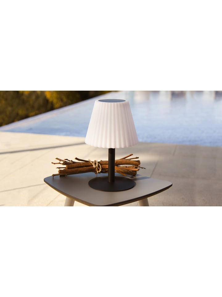 lumisky Lampa solarna LED "Lady Spike" w kolorze biało-czarnym - wys. 62 x Ø 20 cm rozmiar: onesize