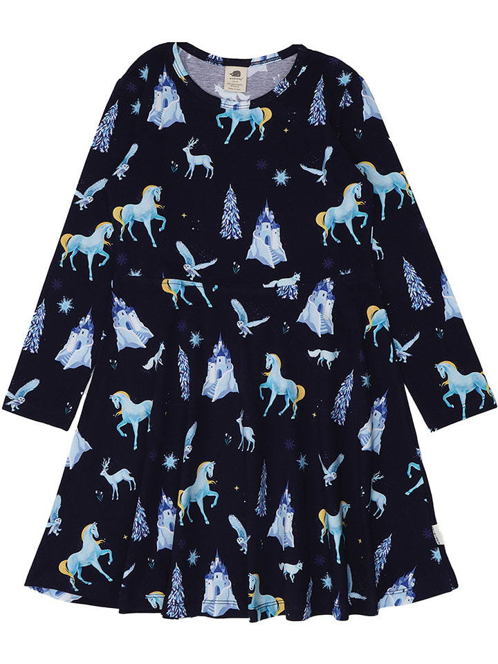 Walkiddy Sukienka w kolorze granatowym rozmiar: 104