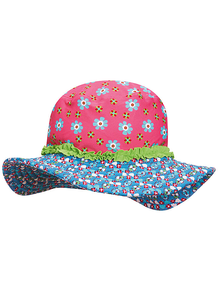 Playshoes Kapelusz przeciwsłoneczny w kolorze różowym rozmiar: 51 cm