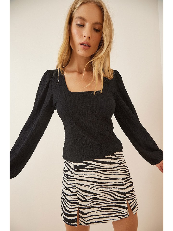 Happiness Istanbul Bluzka w kolorze czarnym rozmiar: 40